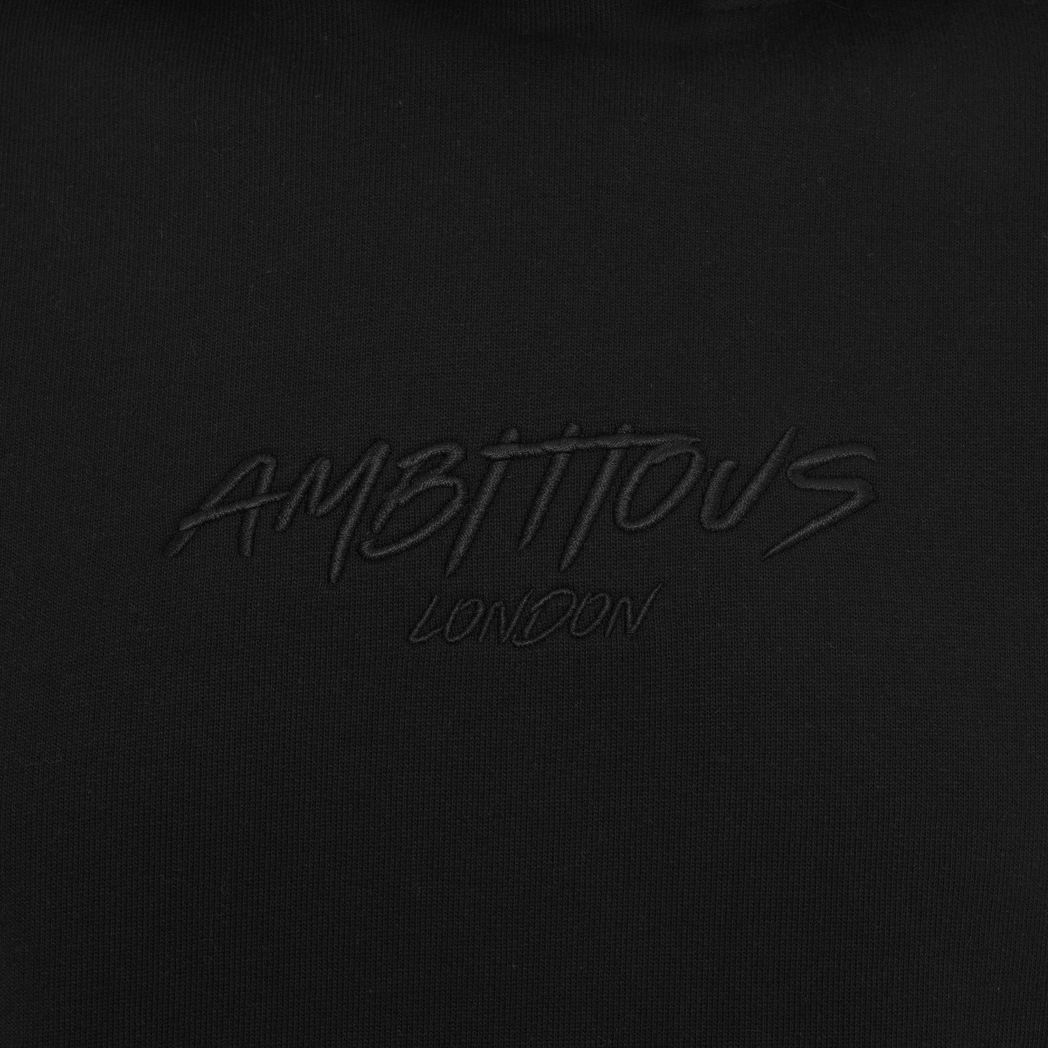 AMBITIOUS Unisex Hoodie - Black